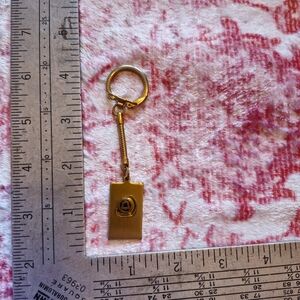 RARE Gold Keychain with Illinois Bell (Telephone Company) Logo